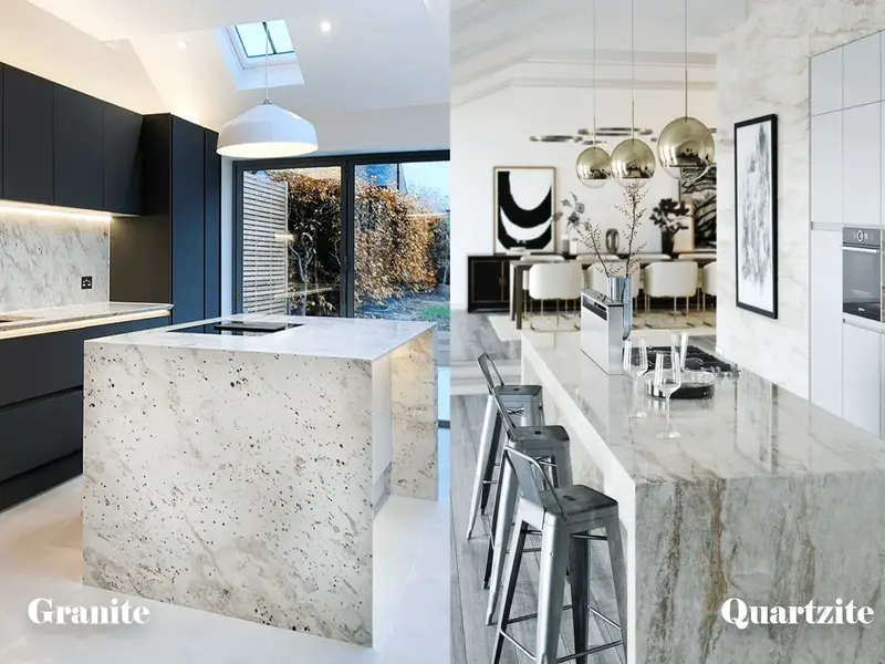 Granite vs. Quartzite: Comparing Two Titans of the Natural Stone World