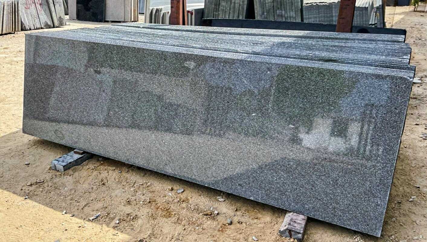 18mm grey granite stones slab