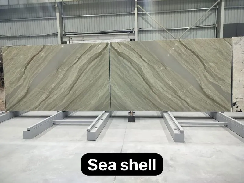 mohca cream quartzite bookmatch slab