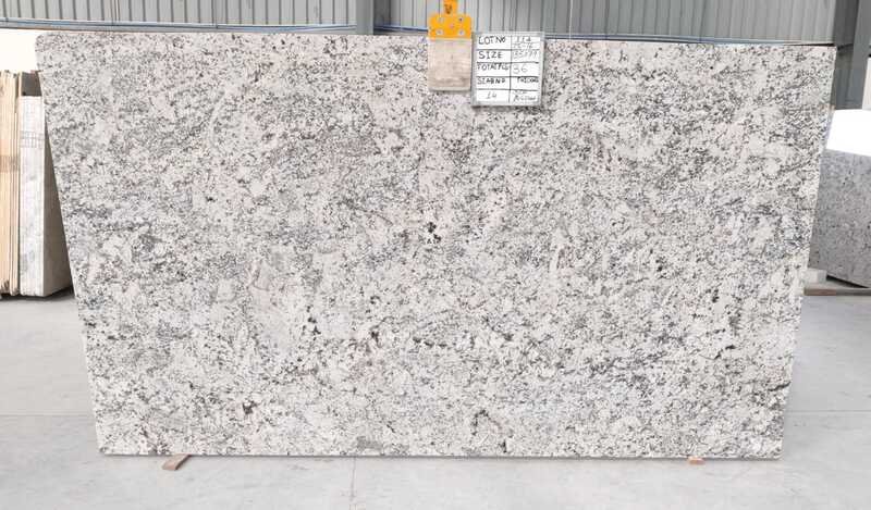 oyester white granite gangsaw size slab