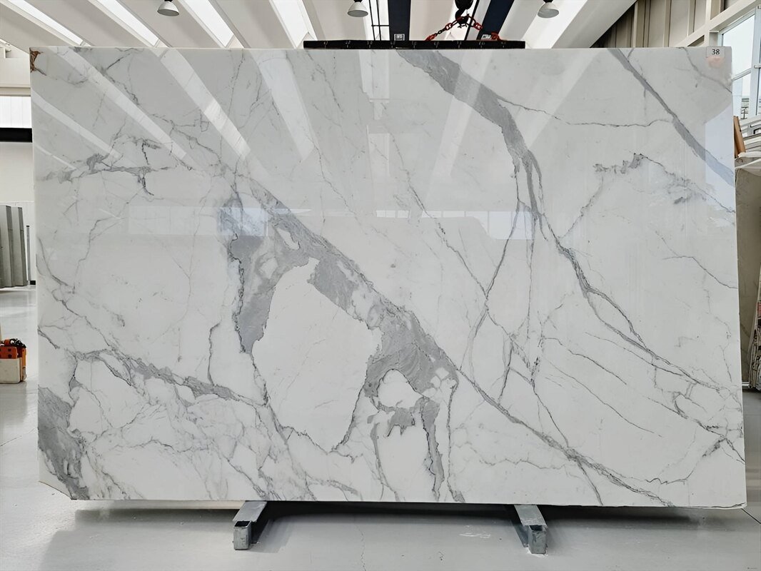 statuario marble slab