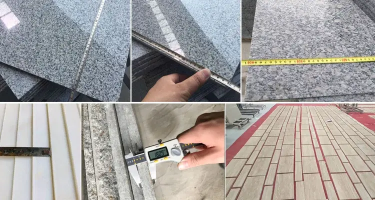Quality control inspection of finished slabs