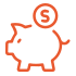 Savings piggy bank