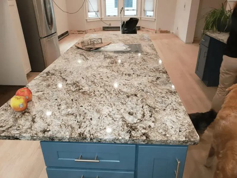 Blue-Flower-granite-Countertop
