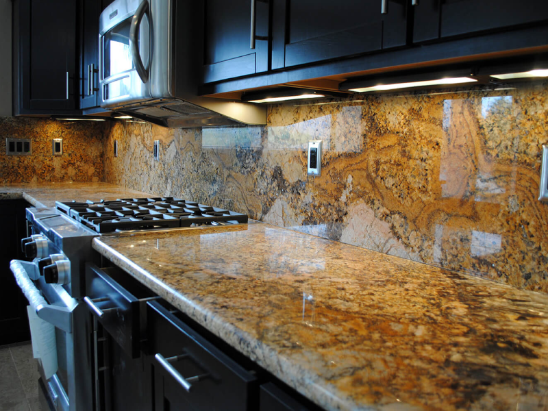 Granite Wall Kitchen