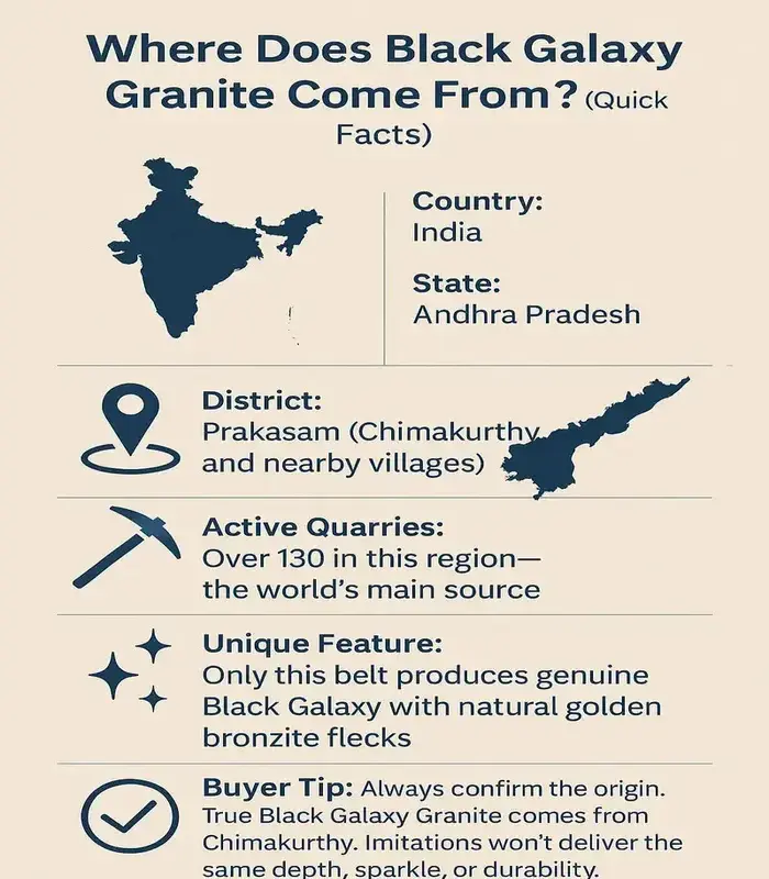 Where Does Black Galaxy Granite